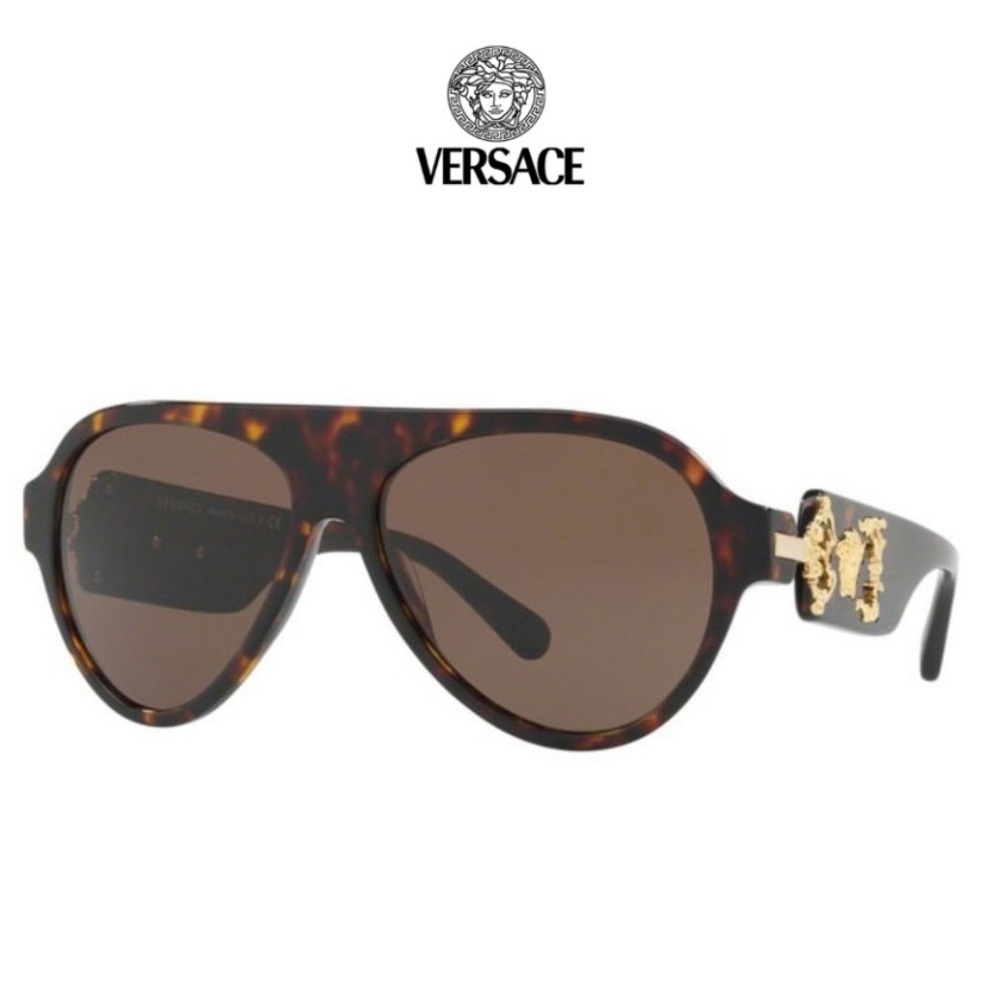 Versace Sunglasses VE 4323 108/73 58-15 140 Tortoise-gold W/brown Lens